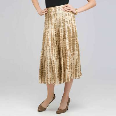 Long Printed Skirt.